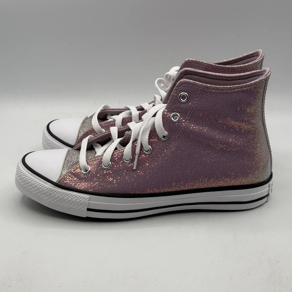 Converse Chuck Taylor All Star Hi Kids 7 Altitude Lilac Shimmer A14333C